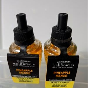 White barn bath & body works pineapple mango wallflower refills scents 2 New